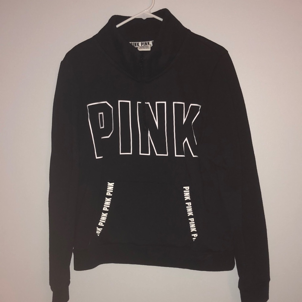 Black pink sweatshirt